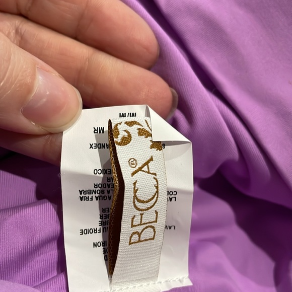 NWT Becca high waisted bikini set - Picture 8 of 9